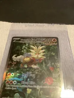 Pokemon TCG Gouging Fire EX Scarlet & Violet Temporal Forces 204/162 - Image 4