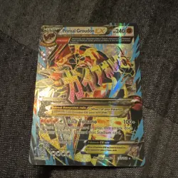 Pokemon Primal Groudon EX Ultra Rare Full Art Holo XY Primal Clash 151/160 - Image 1