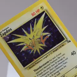 Pokemon TCG - Zapdos 15/62 Fossil Holo Rare WOTC 1999 - MP - Image 1