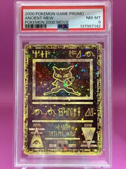 2000 POKEMON GAME MOVIE POKEMON 2000 MOVIE ANCIENT MEW PSA 8 - Image 1