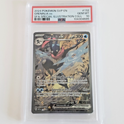 PSA 10 Pokemon Greninja ex SVP 132 Shrouded Fable Special Illustration Promo - Image 1