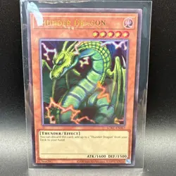 Yu-Gi-Oh! Thunder Dragon LCKC-EN067 Kaiba Legendary Collection Effect 1600/1500 - Image 1