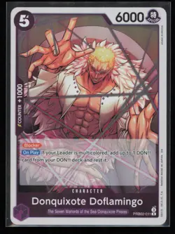 Donquixote Doflamingo PRB02-011 One Piece Premium Booster -The Best- Vol. 2 NM - Image 1