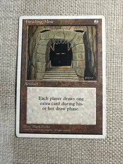 Howling Mine MTG Core Set 4th Edition Regular Moderately Played 2X - Image 2