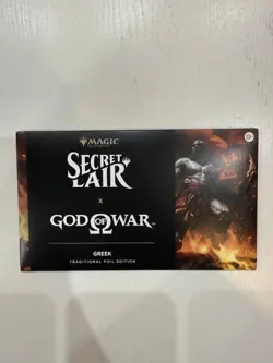 Magic The Gathering Secret Lair God of War Greek Foil Edition New Sealed - Image 1