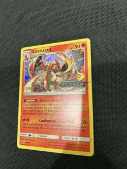 Pokemon TCG Charizard Sun and Moon Team Up Prerelease Staff Promo SM158 - Image 3