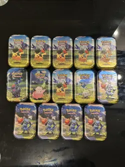 Pokemon Ascended Heroes Mini Tins Assorted Set of 14 tins - New & Sealed - Image 1