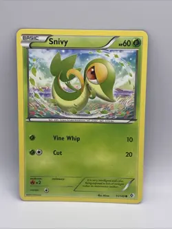 Pokemon TCG Boundaries Crossed Snivy 11/149 Regular Common - Image 1