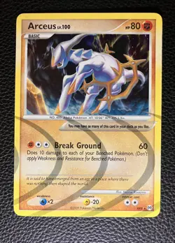 Pokemon Arceus Holo Rare AR6 Arceus Set 2009 - Image 1