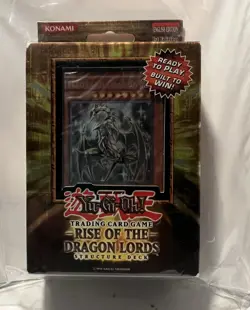 1st Edition Yu-Gi-Uh Rise Of The Dragon Lords Structure Deck Sealed - Image 2