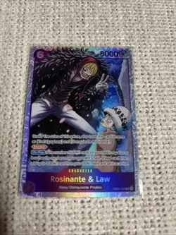 One Piece - The azure seas seven- #EB04-038 - Rosinante & Law -Super Rare - Foi - Image 1