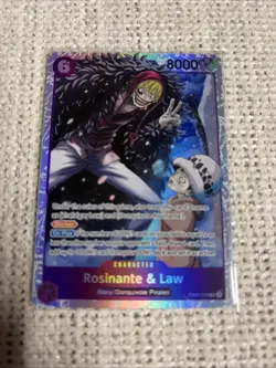 One Piece - The azure seas seven- #EB04-038 - Rosinante & Law -Super Rare - Foi - Image 2