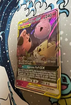 Togepi & Cleffa & Igglybuff Tag Team GX Cosmic Eclipse Ultra Rare Card 143/236 - Image 2