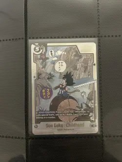 Son Goku : Childhood SB01-053 Alternate Art Dragon Ball Manga Booster Card - Image 1