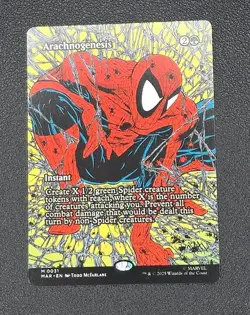 Arachnogenesis Borderless Foil Marvel's Spider-Man NM - Image 1