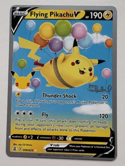 Flying Pikachu V 006/025 2022 Pokemon World Championships Variant F NM - Image 1