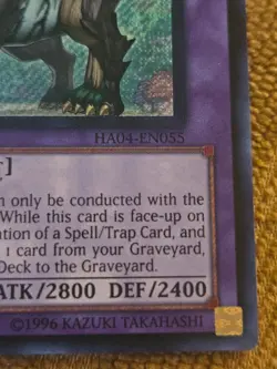 Yugioh Naturia Exterio HA04-EN055 1st Edition - Image 3