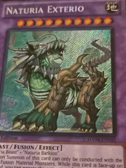 Yugioh Naturia Exterio HA04-EN055 1st Edition - Image 5