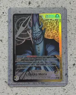 One Piece The Azure Sea's Seven Gecko Moria Alt Art Leader #OP14-080 - Image 1