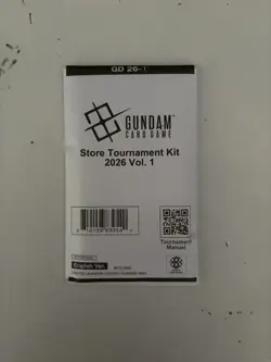 Gundam Card Game Store Tournament Kit 2026 Vol 1 English SEALED! - Image 1