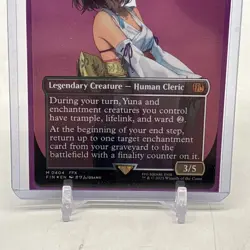 Yuna, Hope of Spira Borderless Foil FIN Final Fantasy MTG! - Image 3