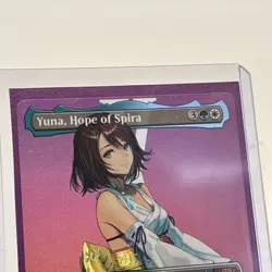 Yuna, Hope of Spira Borderless Foil FIN Final Fantasy MTG! - Image 4