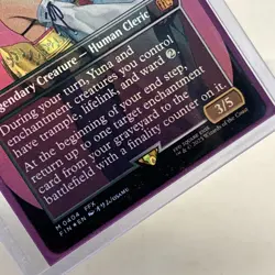 Yuna, Hope of Spira Borderless Foil FIN Final Fantasy MTG! - Image 5