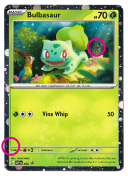 HD COSMOS HOLO 🌀SWIRLS Starters + Abra & Electabuzz Set - Pokemon 151 Promo (D) - Image 4