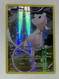 Pokemon TCG 2016 Mew XY110 Holo Black Star Promo NM/LP - Image 1