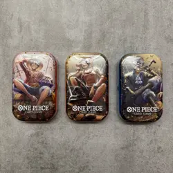 One Piece TCG Tin Pack Set TS-02 Full Art Set Of 3 Mini Tins TS02 OP-13 - Image 1