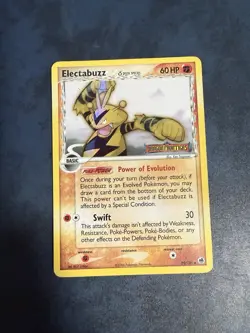 Electabuzz Delta Species 29/101 EX Dragon Frontiers Pokemon Card Holo - Image 1