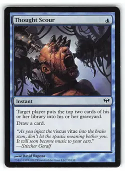 Thought Scour *Common* Magic MtG x1 Dark Ascension SP - Image 1