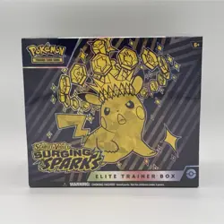 Pokemon TCG Scarlet & Violet Surging Sparks Elite Trainer Box Pikachu English - Image 1