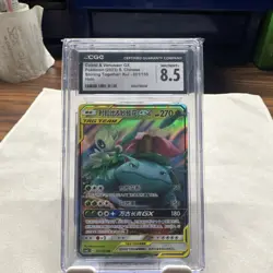 Celebi & Venusaur GX TAG TEAM Holo Kui 001/150 CGC 8.5 Chinese Pokemon Card - Image 1