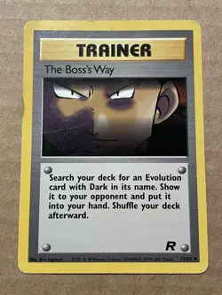 The Boss's Way 73/82 - Team Rocket - Pokemon TCG [HP-DMG] - Image 1
