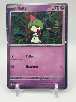Pokemon TCG Mega Evolutions Ralts Cosmos Holo #58/132 - Image 1