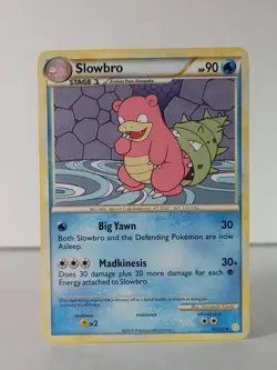 Slowbro - HeartGold & SoulSilver - 52/123 - Pokemon TCG - Uncommon - A - Image 1