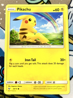 Pokemon TCG Pikachu Shining Legends 28/73 Regular - Image 1
