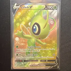 Celebi V 160/198 NM Sword & Shield Chilling Reign Holo Pokemon - Image 1