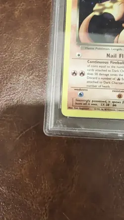2000 POKEMON ROCKET #4 DARK CHARIZARD-HOLO PSA 2 - Image 2