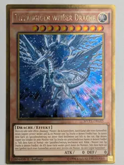 Tiefaugiger weißer Drache MVP1-DEG05 Gold Ultra Rare DE NM YUGIOH - Image 1