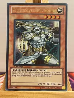 Wulf, Lichtverpflichtetes Ungeheuer RYMP-DE103 Ultra Rare Deutsch EX YUGIOH - Image 1
