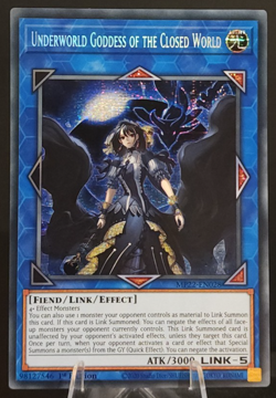 Underworld Goddess of the Closed World MP22-EN028 Prismatic Secret Rare - YuGiOh - Image 1