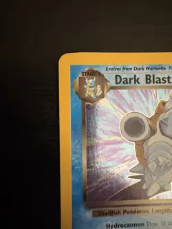 Dark Blastoise Holo Rare Card 3/82 CLEAN LP+ Pokemon TCG - Image 3