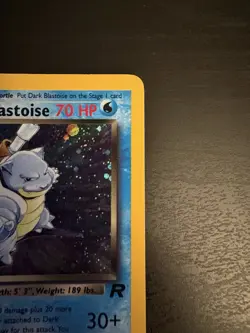 Dark Blastoise Holo Rare Card 3/82 CLEAN LP+ Pokemon TCG - Image 4