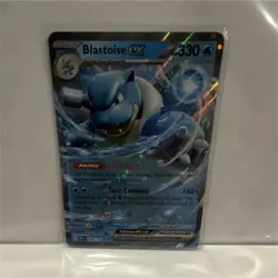 Pokemon Blastoise EX Full Art Ultra Rare Holo English Card 009/165 330 HP 140x - Image 1