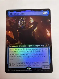 The Blue Spirit 0178 Foil Extended Art MTG Avatar: The Last Airbender #178 Rare - Image 1