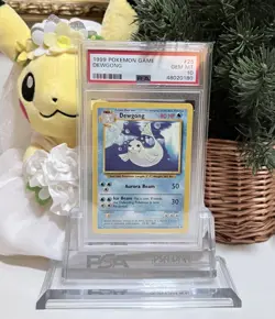 1999 POKEMON GAME BASE SET UNLIMITED #25/102 DEWGONG PSA 10 GEM MINT - Image 1