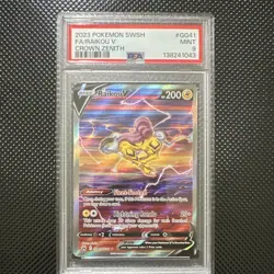 Pokemon Raikou V Full Art Holo Crown Zenith Galarian Gallery GG41/70 PSA 9 - Image 1