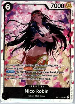 Nico Robin OP12-087 SR English Legacy of the Master - One Piece Card - NM - Image 1